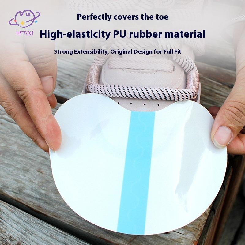 HFTOY 30 / 90 Miếng Dán Đi Mưa Mũi Giày Phim Trong Suốt Loại Bỏ Vết Bẩn Chống Mài Mòn Miếng Dán Giày Chống Thấm Nước ~