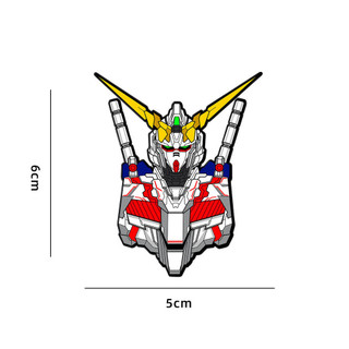 8 Cái / bộ Hoạt Hình Gundam Robot Thổ Cẩm Mecha Chiến Binh Hợp Kim Huy Hiệu Quần Áo Trang Trí Pin Trẻ Em