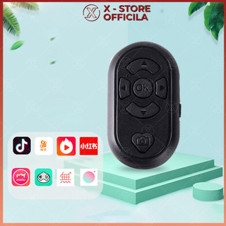 Remote lướt TikTok, Youtube, điều khiển Bluetooth pin sạc (kèm dây sạc),nút bấm rảnh tay chụp ảnh, lật trang sách - NLTT