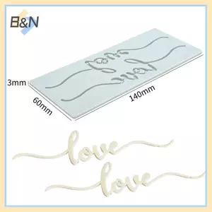 B & N 1 Từ Tình Yêu Silicone Pad Fondant Bánh Mousse Khuôn Socola Bánh Silicon Ren Thảm DIY Phụ Kiện Nhà Bếp Dụng Cụ Nướng Bánh.