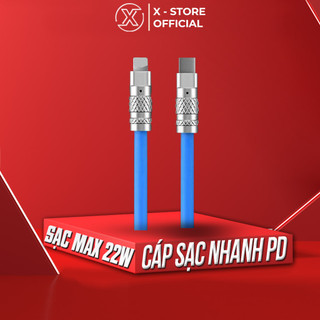 Cáp sạc nhanh PD 27W C to LN cho lp, dây silicon mềm, đầu kim loại, sạc cho điện thoại, máy tính - DSSB120W