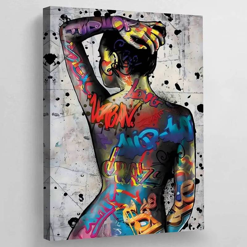 Nghệ thuật đường phố, Nghệ thuật treo tường Graffiti, Tranh vải, Áp phích và bản in, Tranh phòng ngủ, Trang trí nội thất
