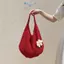 E-WOITD 1 Chiếc Túi Đeo Vai Móc Handmade Có Hoa Trang Trí Rỗng Ra Dệt Kim Túi Tote Dung Tích Lớn Túi Xách Thường Ngày Để Mua Sắm Hàng Ngày Đi Biển Du Lịch E-WOITD