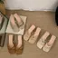 TT Sweet Cross Strap Flip-Flops Giày Nữ Mùa Hè Mở Mũi Đế Mềm Tất Cả Trận Đấu Dép Dép