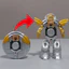 HT3 Biến Đổi Con Quay Robot Đồ Chơi Quay Biến Dạng Fidget Đồ Chơi Cho Bé Trai Sáng Tạo Giảm Căng Thẳng Đồ Chơi Cho Trẻ Em TH3