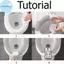 Pufangbliss Vỏ bọc bồn cầu đa năng Họa tiết hoạt hình mượt mà Chống trượt Ấm áp Bồn cầu Stier Đệm ngồi cho gia đình Khách sạn Phòng tắm Sử dụng mùa đông VN