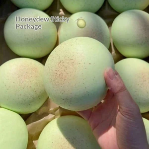 Đồ chơi giảm căng thẳng Honeydew Melon Squishy - Mềm mại, phục hồi chậm, chống căng thẳng