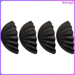4 Vỏ Hợp Kim Màu Đen Ngăn Kéo Núm Phong Cách Vintage Tủ Cửa Kéo Tay Cầm Cho Đồ Nội Thất kevga