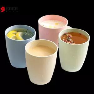 12 Chiếc Cốc Rơm Lúa Mì Nhựa Nước súc Miệng Cốc Chải Cốc Du Lịch Uống Có Thể Uống Nước Cho Trẻ Em Người Lớn VN