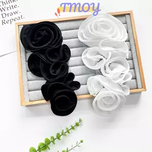TMOY 3D Hoa Trang Trí Handmade Hoa Miếng Dán DIY Ngực Hoa May Đính Cho Váy Cưới Phụ Kiện TMOY