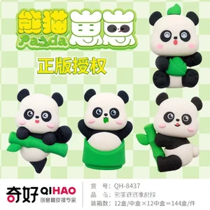 Panda Eraser Chủ Đề Thiết Kế Lát Bộ Quà Tặng Kháng Cáo Cho Những Người Yêu Động Vật Sử Dụng Vui Vẻ Thiết Thực Sáng Tạo NPHH