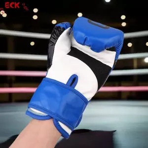 ECK Kids 6oz Găng tay tập đấm bốc chuyên nghiệp Da PU Trẻ em thoáng khí Muay Thái Đấm Karate Găng tay tập luyện HOT