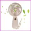 Quạt cầm tay di động Quạt cầm tay cá nhân USB di động Quạt cầm tay có thể sạc lại Quạt cá nhân có đèn rực rỡ lyuvn