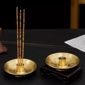 Đầu đốt hương tròn 9 lỗ Giá đỡ hương Khay đựng đĩa Sti Palo Santo Giá đỡ xô thơm để hòa giải nghi lễ Yoga [VN]