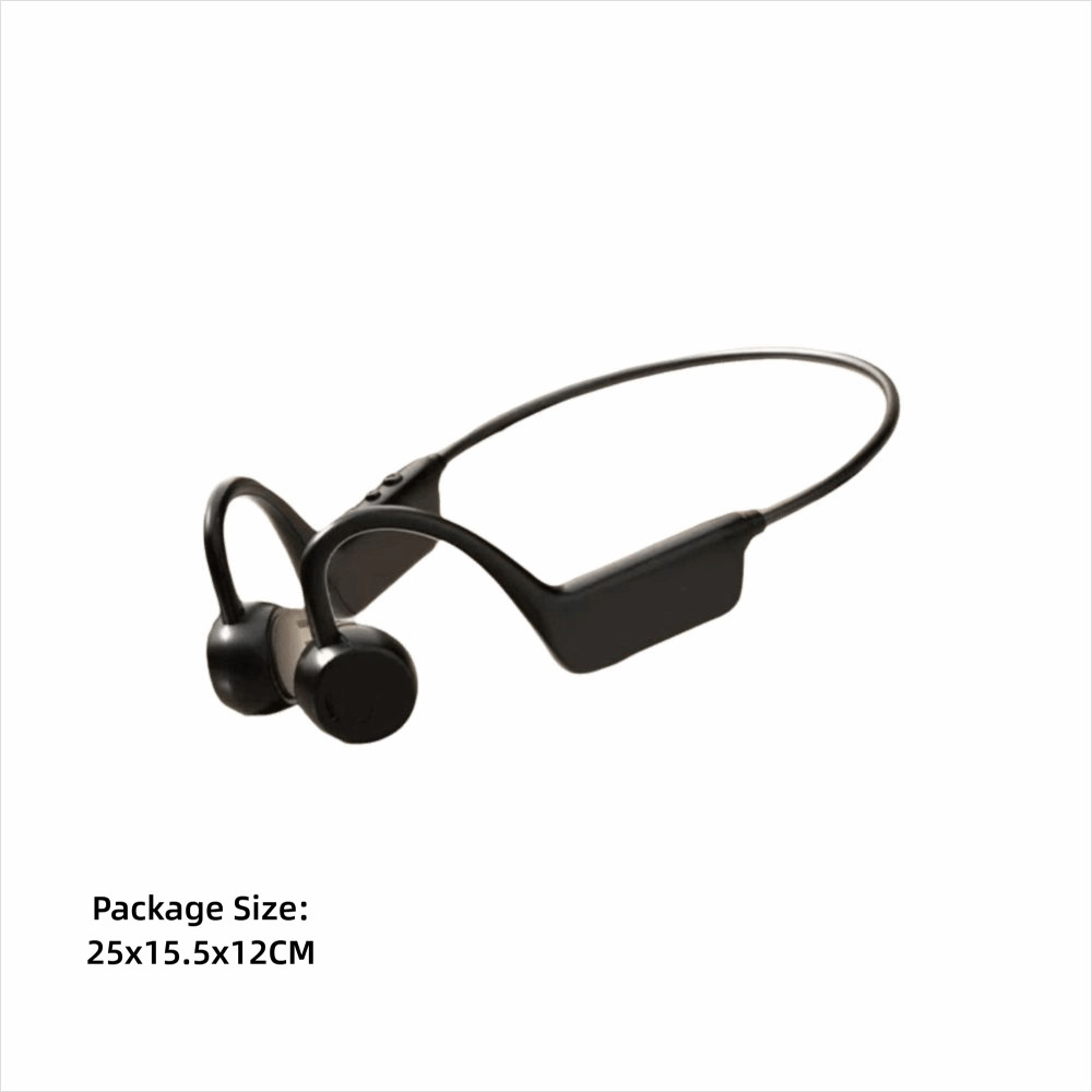 Tai nghe dẫn truyền xương SAIA, Tai nghe không dây chống nước Bluetooth 5.4 IPX8, Dễ sử dụng với micrô Tai nghe thể thao Bài tập