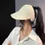 JULYHOT Có Thể Gập Lại Vành Rộng Đuôi Ngựa Mũ Chống Nắng Cho Nữ Chống Tia UV Mũ Che Nắng Nữ Giải Trí Có Thể Điều Chỉnh Ngoài Trời Mũ Đi Biển Mũ Người Cá Mũ Massivedeals