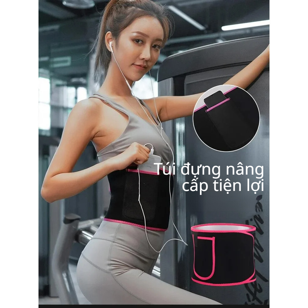 🔥Giá sốc🔥Đai thắt lưng thể thao giảm béo/Đai chạy bộ tập đốt mỡ/Đai định hình bụng cho nữ/đai giảm cân/Đai bụng giảm cân và kiểm soát mồ hôi/