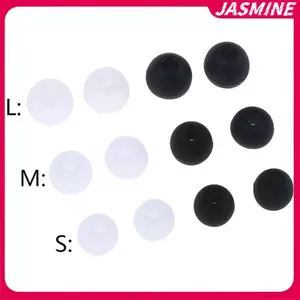 JASMINE 6 Cặp / 2 * (S + M + L) Miếng đệm tai bằng cao su silicon Tai nghe nhét tai đa năng Tai nghe nhét tai thay thế Tai nghe nhét tai Đệm JASMINE