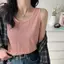Mùa hè 2026 Màu trơn Phong cách lười biếng Áo yếm cơ bản Cảm giác cao cấp Slim-fit Slimer Look có thể mặc trong