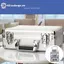 GE 2 Chiếc Thép Không Gỉ Chrome Bật Tắt Chốt Cho Hộp Ngực Ốp Lưng Vali Dụng Cụ Khóa VN