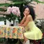Mùa hè Châu Âu Mỹ Hot Girl Váy ren vàng Dây đeo vai rộng Chữ A hẹp Slim-fit Slimer Look Niche Gợi cảm