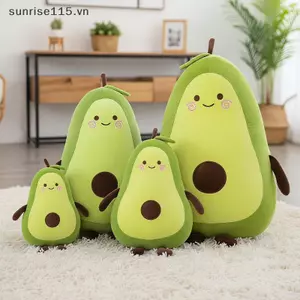 SRVN Dễ Thương Cười Bơ Sang Trọng Gối Dài Mềm Lông Tơ Vải Thoải Mái Ôm Gối Ngủ Nhà Ô Tô Trang Trí Ngủ.