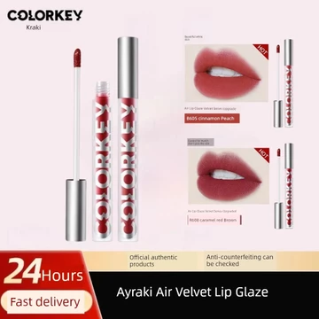 son bóng son bóng lì lâu trôi Colorkey Kolaqi Air Velvet Mirror Lip Glaze Son Môi Nữ Matte Lip Gloss Làm Trắng Sinh Viên Giá Rẻ