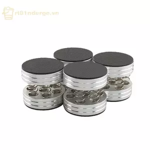 GE 1 Chiếc HiFi Sho Spikes Hợp Kim Nhôm Lò Xo Giảm Chấn Miếng Lót Cho Âm Thanh CD HiFi Khuếch Đại Loa Bàn Xoay Người Chơi VN