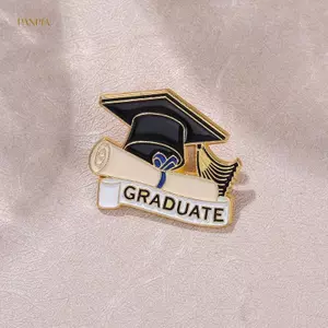 PNPIA- Tốt Nghiệp Men Trâm Cài Mũ Cử Nhân Phong Cách Pin Tốt Nghiệp Quà Tặng Cho Sinh Viên Tốt Nghiệp Túi Ve Áo Huy Hiệu Lời Chúc Tốt Nhất Trang Sức Cho Bạn Bè
