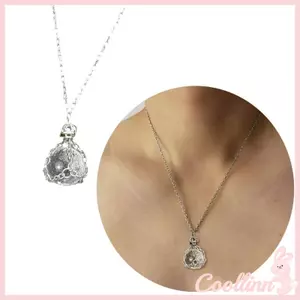 COO Vòng cổ pha lê tự nhiên có túi lưới Trang sức chuỗi xương đòn có thể điều chỉnh