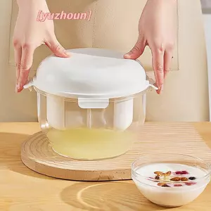 Máy Lọc Sữa Chua Cà Phê Tự Làm Hy Lạp- Sữa Chua Đậu Nành Phô Mai Whey Tách Thoát Nước Lưới Mịn Lọc