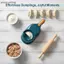 AA 2 Trong 1 Pasta Con Lăn Bánh Bao Máy Làm Bánh Bao Con Lăn Bột Chống Trượt Khuôn Da Bánh Bao Cho Nhà Và Nhà Hàng Hiệu Quả Sử Dụng VN