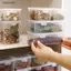 Ziyulinyuk Tủ Lạnh Hộp Bảo Quản Gia Vị Sub-Paage Ngôi Sao Anise Quế Khô Ớt Chia Hộp Đựng Kín Tươi Có Nắp Dụng Cụ Nhà Bếp VN