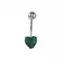HFSHY Pha Lê Trái Tim Zircon Rốn Xuyên Nhẫn Thời Trang Y2K Bụng Nút Trang Sức Cho Nữ Hẹn Hò Hàng Ngày Mặc Quà Tặng VN