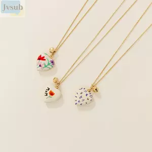 Vòng cổ Album ảnh JVSUB, Vòng cổ mở và đóng mạ vàng hình trái tim, Vòng cổ mặt dây chuyền có thể điều chỉnh thời trang Quà tặng trang sức