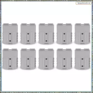 10 Chiếc Cho Phong Cách Cắm Kết Nối 50A Có Tay Cầm Xe Nâng Sạc Pin Bộ Kết Nối Nhanh Màu Xám