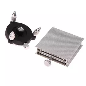< beartwo > Nền tảng nâng cấp độ laser có thể xoay được Braet Giá đỡ nâng bằng laser Hợp kim nhôm Giá đỡ điều chỉnh đế ba chân mới