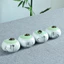Ấm Trà Gốm Sứ Trắng Nồi Đơn Tròn Di Động Mini Kích Thước Nhỏ Chống Ẩm Celadon Kín Nồi Retro Hộp Quà Tặng Bao Bì A83X