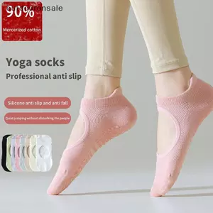 Nữ Yoga Sos Chống Trơn Trượt Thoáng Khí Mắt Cá Chân Múa Ba Lê Thể Thao Sos Tập Gym FSI