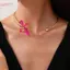 HFSHY Ngọt Ngào Nhiều Màu Sắc Hoa Dây Có Thể Điều Chỉnh Hình Học Mở Chokers Phong Cách Hàn Quốc Cổ Kim Loại Nelace Kỳ Nghỉ VN