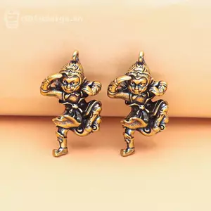 GE Vintage Đồng Thau Khỉ Thủ Công Cá Tính Móc Chìa Khóa Mặt Dây Chuyền Để Bàn Trang Trí Thu Nhỏ Lắp Trang Trí VN