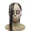 XUAN Mới Halloween Kinh Dị Với Tóc Dài MO Mặt nạ ngộ nghĩnh Mặt nạ hình chữ V Miệng VN