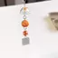 XUAN Y2K Cam Móc Chìa Khóa Chuông Gió Ngôi Sao Đính Hạt Móc Khóa Cho Điện Thoại Camera Tai Nghe Ốp Lưng Charm Mặt Dây Chuyền Keycord VN