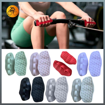 < Tinysiry > Tay cầm tập luyện nam nữ 1 cặp Tay cầm tập luyện bằng silicon chống trượt dành cho nam nữ – Găng bảo vệ bàn tay để nâng tạ tạ tạ tạ Deadlift Kéo lên tập thể dục