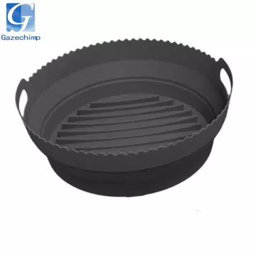 Có Thể Gập Lại Nồi Chiên Không Khí Lót Nồi Chiên Giỏ Bát Dễ Dàng Làm Sạch, Tròn, Gấp Nồi Chiên Không Khí Silicon Lót Không Khí Chèn