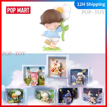 POPMART Dimoo Weaving Wonders Series Cute Figures Blind Box pop mart blind box figures gift đồ chơi búp bê quà tặng