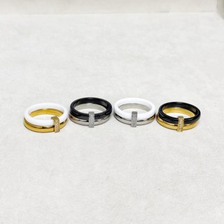 Women's Titanium Steel Couple Rings by NANA0814.vn