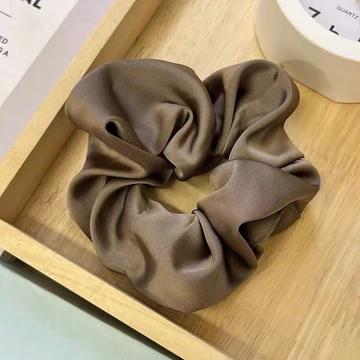 Scrunchies lụa cột tóc màu pastel trơn cao cấp Aminta- Dây buộc tóc scrunchie set dễ thương sang trọng