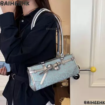 Women's Vintage PU Leather Shoulder Bag – Large
