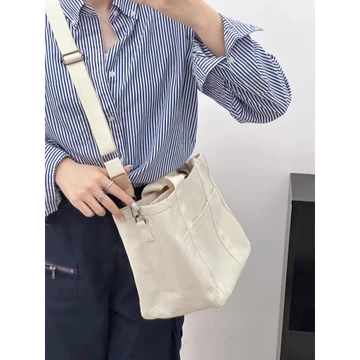 Women's Korean-Style Canvas Tote Bag